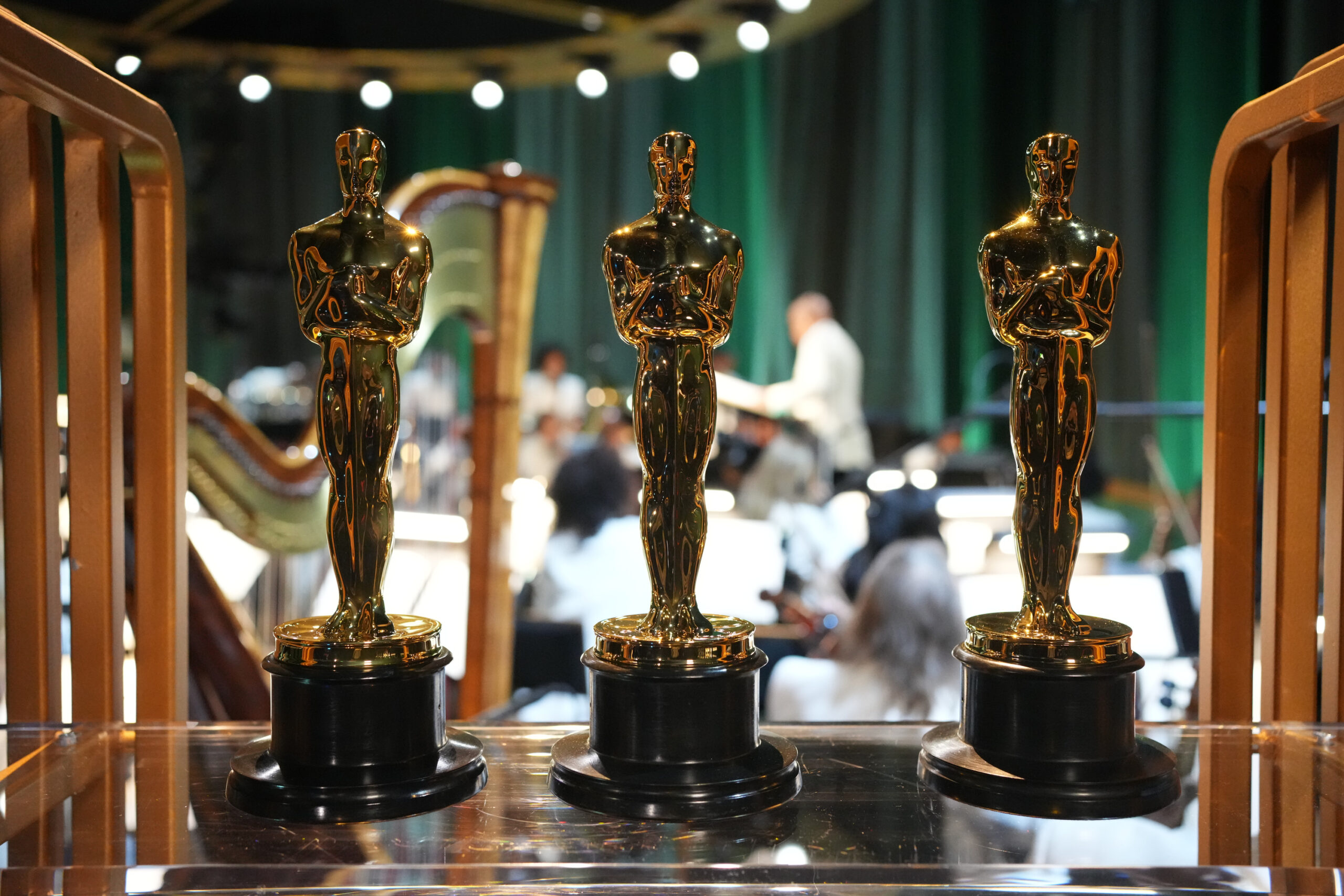 Oscars statues ready to be given out.
